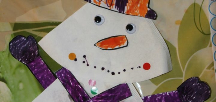 Empreinte de main bonhomme de neige {DIY} - Payette Family