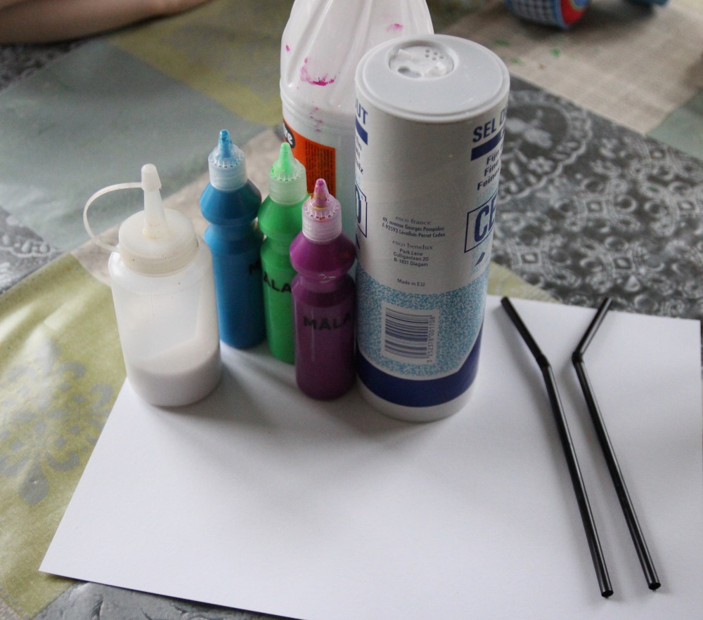 Peinture au sel et à la colle Payette Family