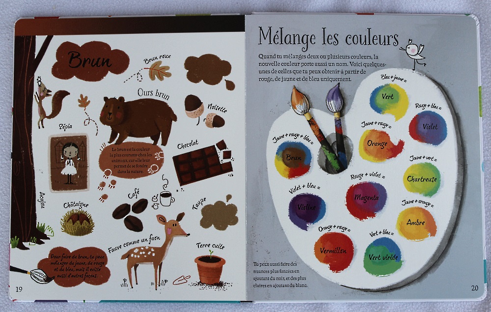 Le grand livre des couleurs - Usborne - Payette Family
